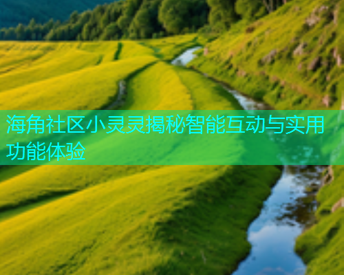 海角社区小灵灵揭秘智能互动与实用功能体验